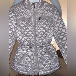 Laundry By shelli metallic/silver color winter jacket